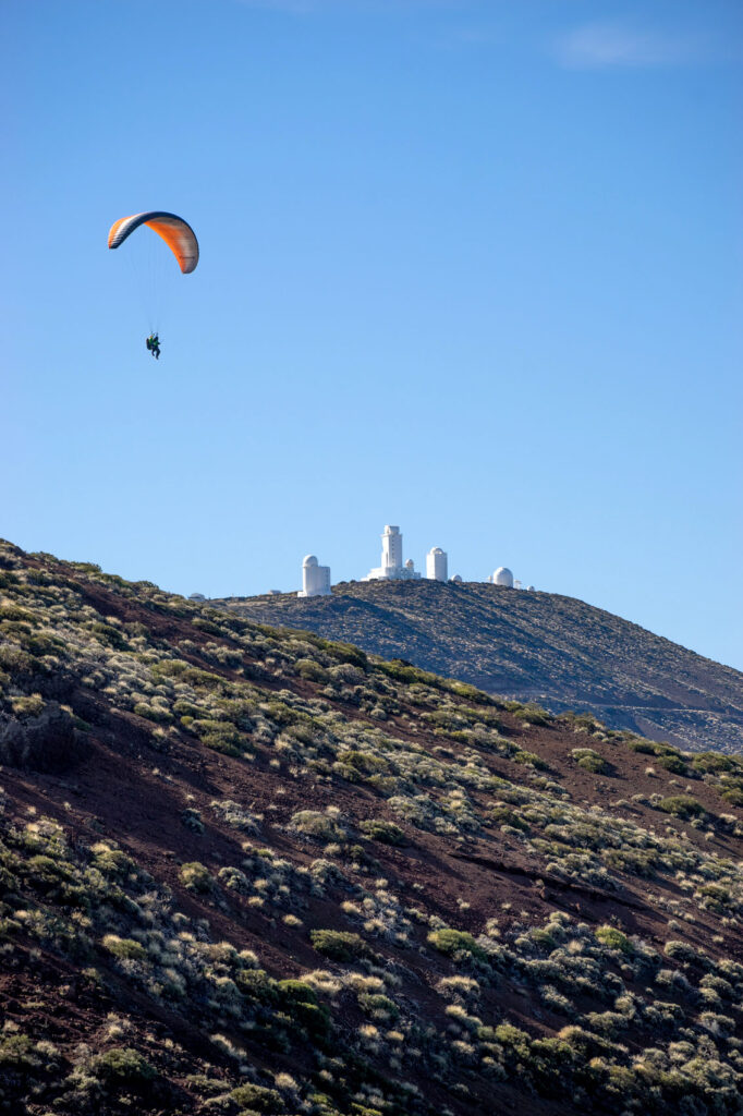 Paragliders El Teide