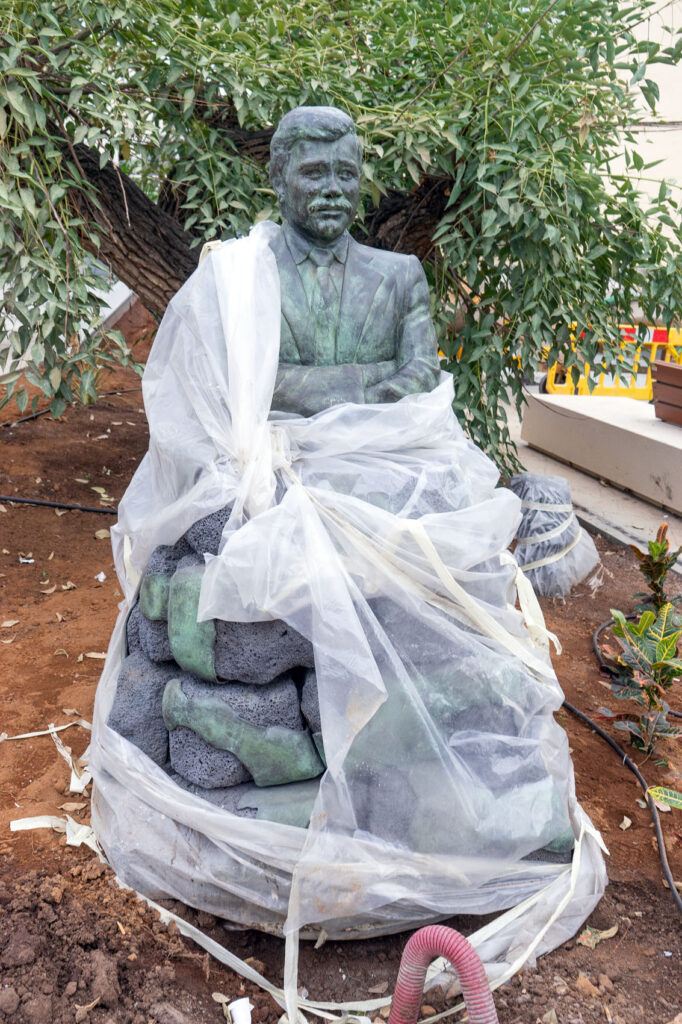 Wrapped Up Statue