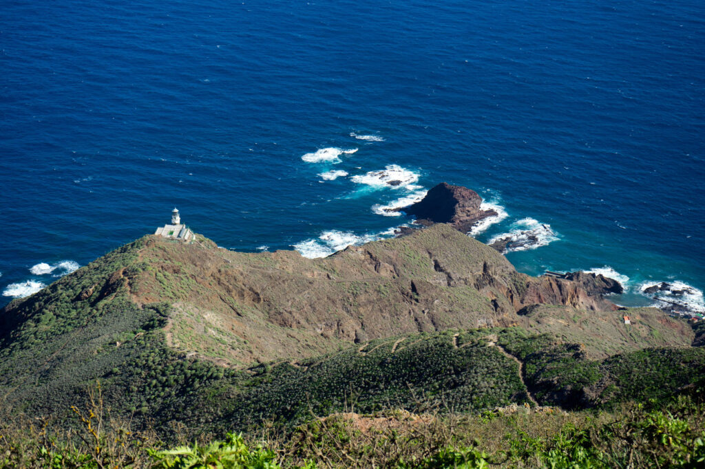 Chamorga Tenerife distance lighthouse