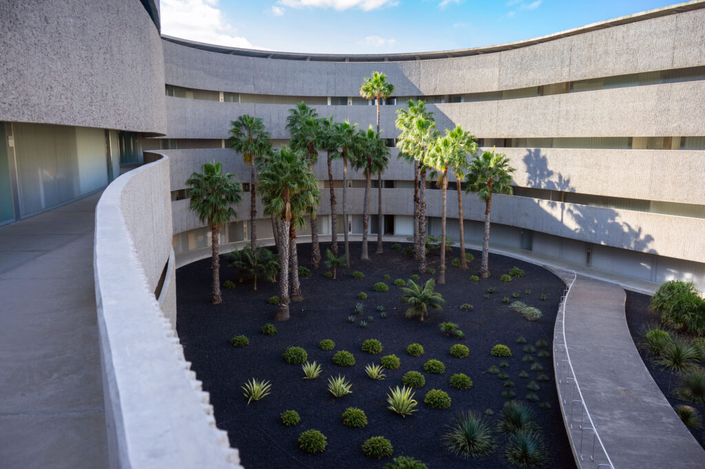 Modern Architecture around La Laguna Faculty of Fine Arts Tenerife