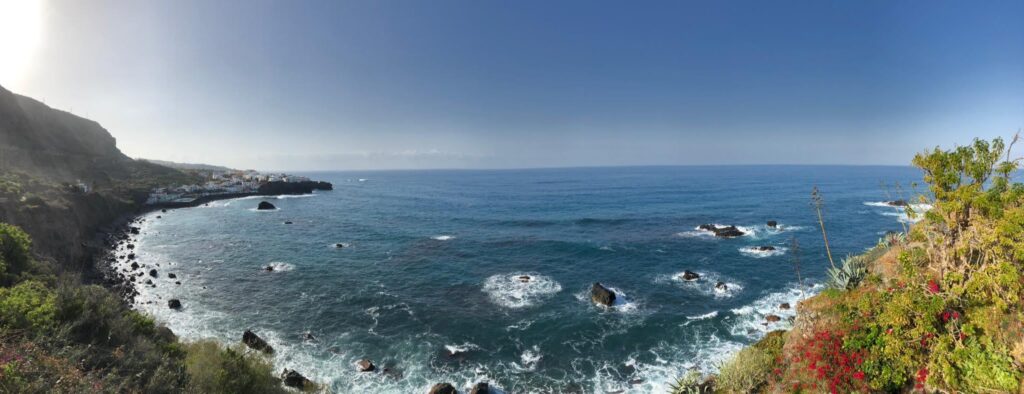 Before and during Calima on Tenerife